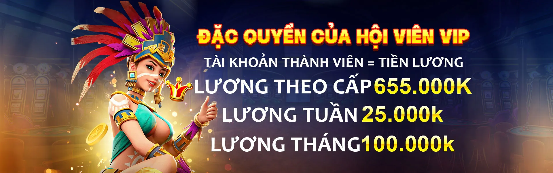 Đặc quyền VIP và hoàn trả cao tại sum vip